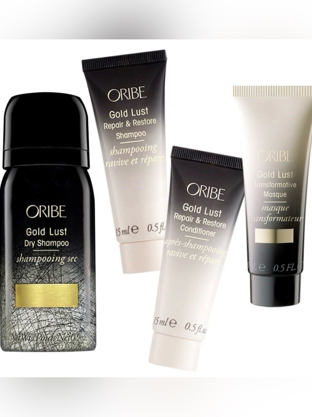 NWT Oribe Gold Lust Travel Hair Care Set - Picture 2 of 9